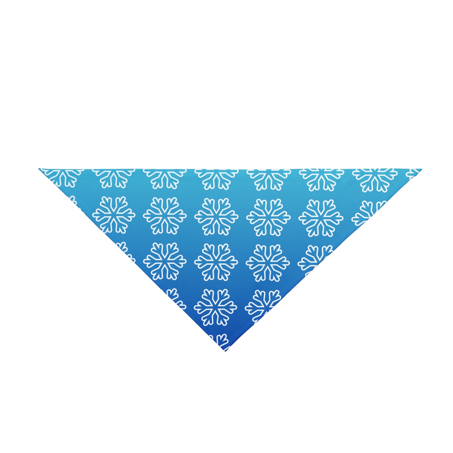 Snowflake gradient blue