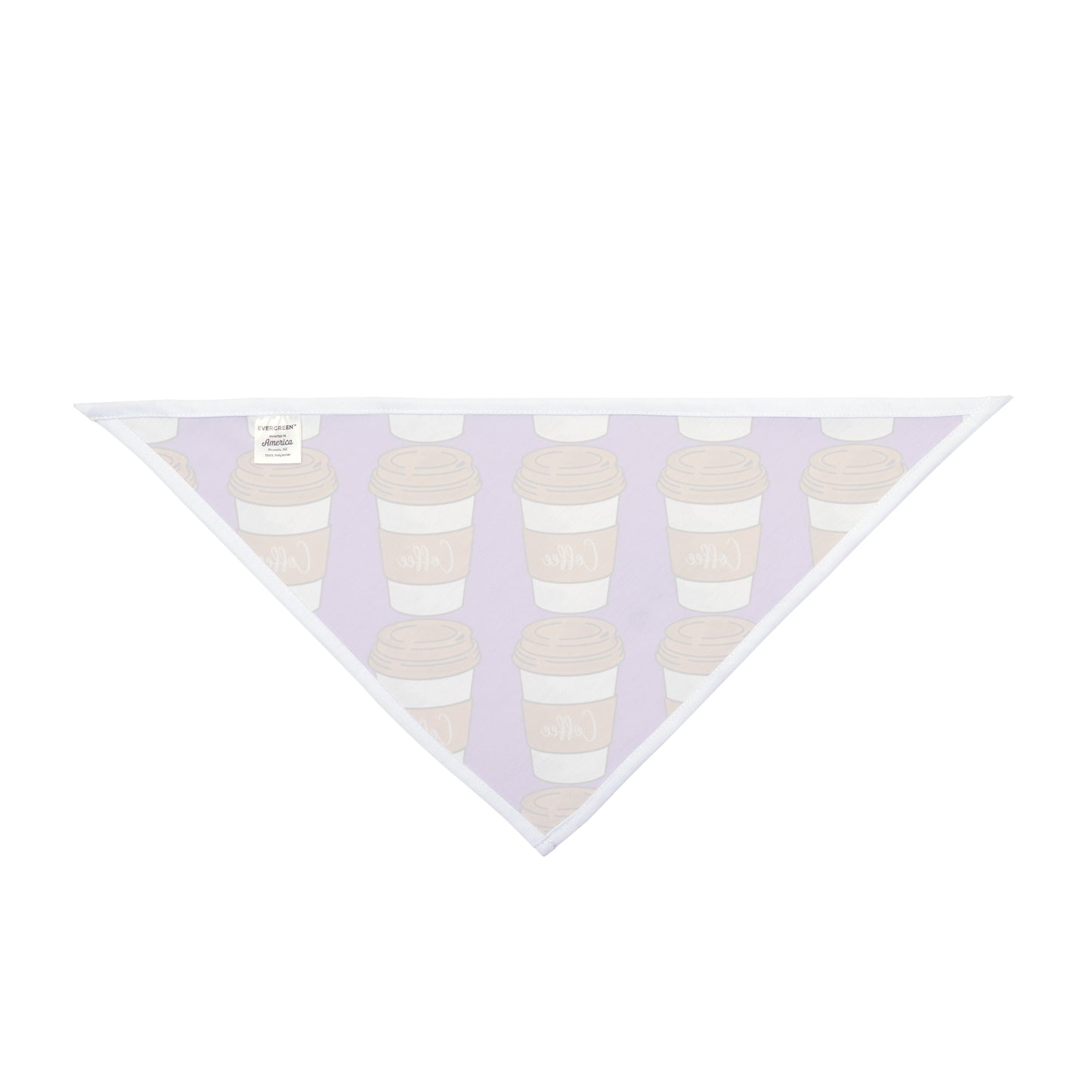 purple Coffee dog bandana