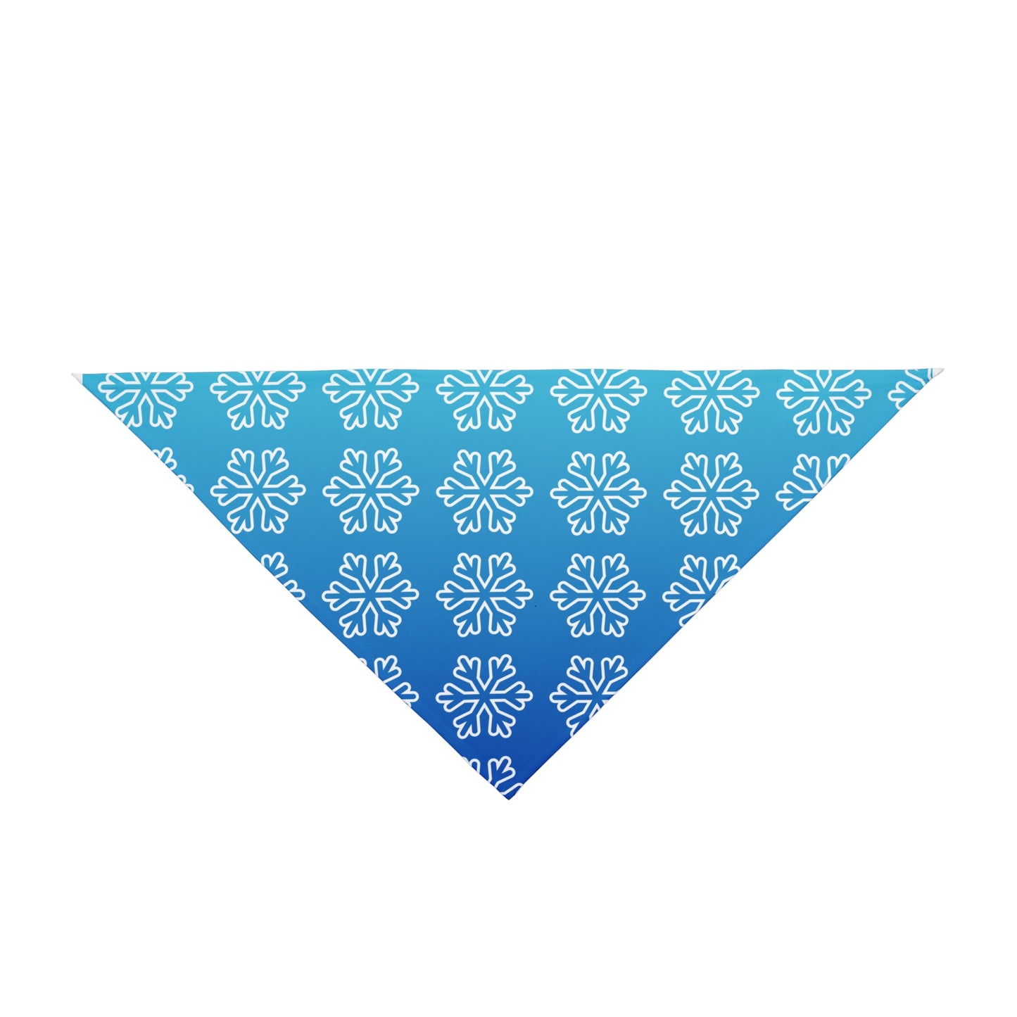 Snowflake gradient blue